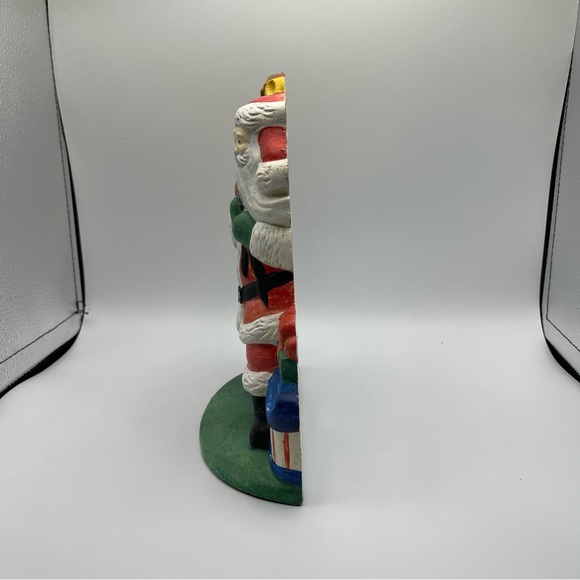 Vintage 1992 Santa Claus cast iron doorstop Lillian Vernon #9454 Christmas toys - Picture 10 of 16